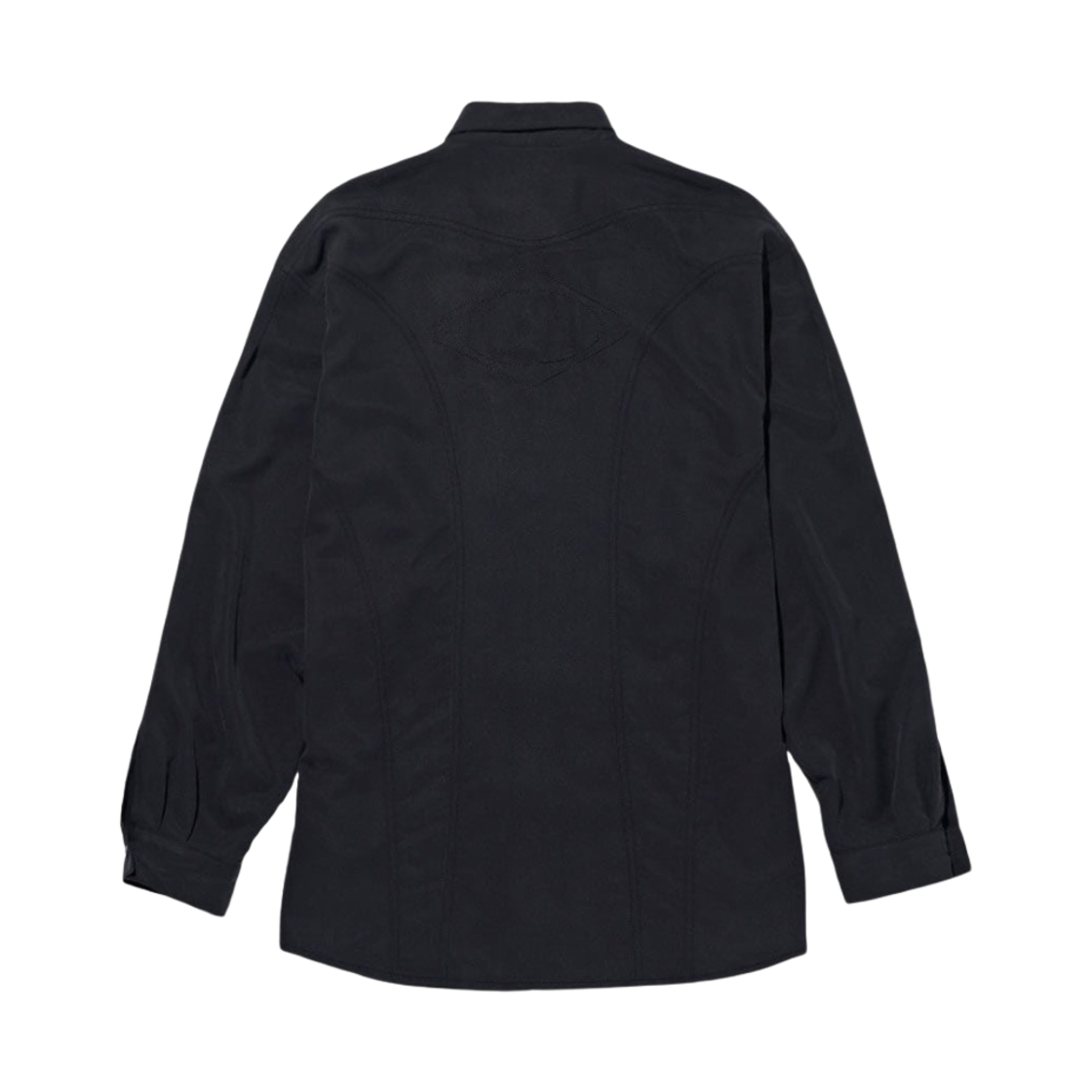 (W) 미스치프 텐셀 돌먼 셔츠 블랙((W) Mischief Tencel Dolman Shirt Black) - 2