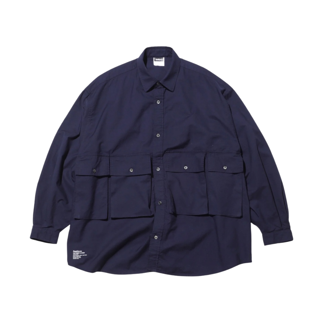 프레쉬 서비스 옥스포드 플랩 포켓 롱슬리브 셔츠 네이비(Fresh Service Oxford Flap Pocket L/S Shirt Navy)