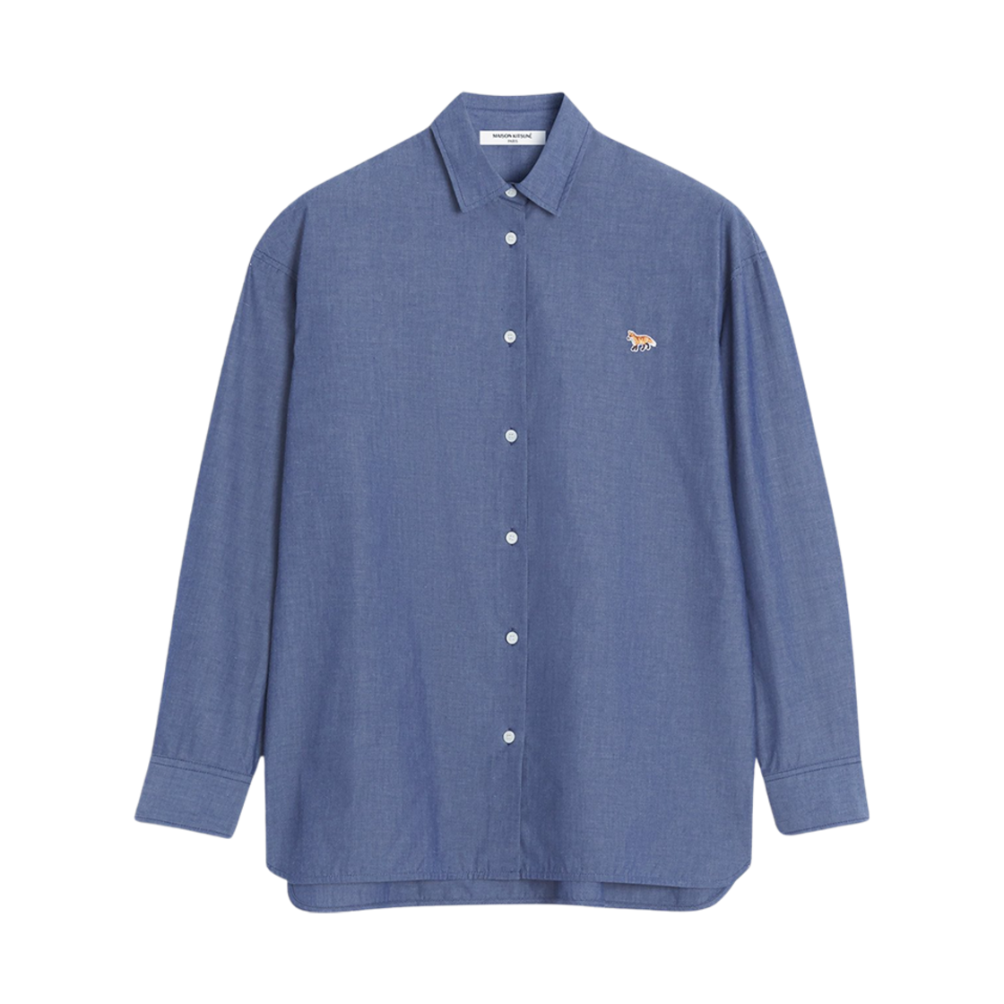 OW00401WC5043-P470 (W) Maison Kitsune Casual Shirt Indigo
