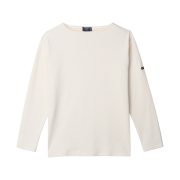Saint James Guildo U A Long Sleeve Sailor Long Sleeve T-Shirt Ecru