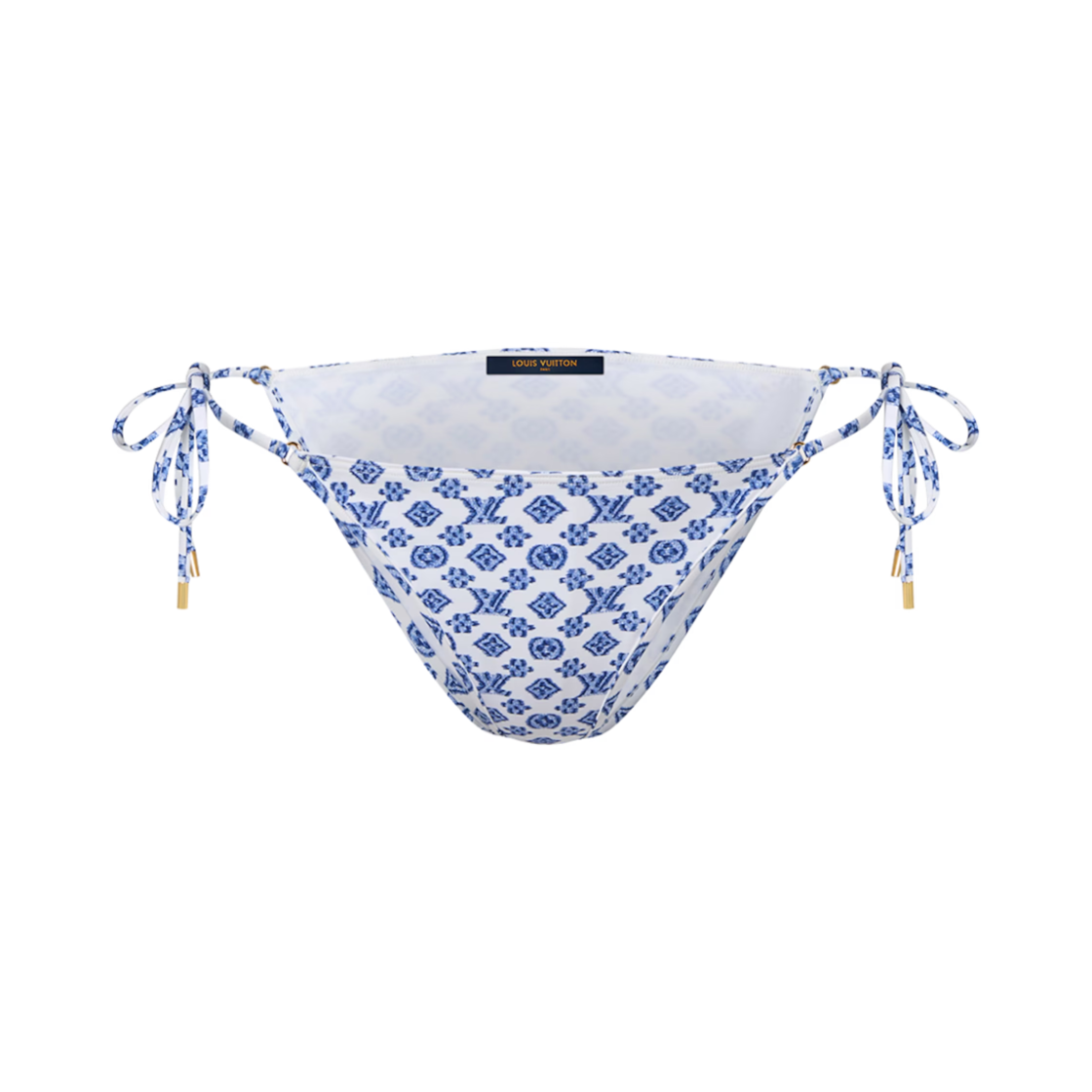 (W) 루이비통 블러리 모노그램 비키니 바텀 블루((W) Louis Vuitton Blurry Monogram Self Tie Bikini Bottom Blue)