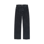 Auralee Selvedge Faded Light Denim Pants Lightning Effect Black - 23SS