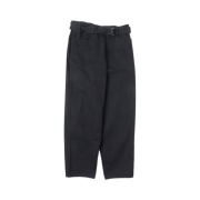 Comoli Belted Denim Pants Black - 23SS