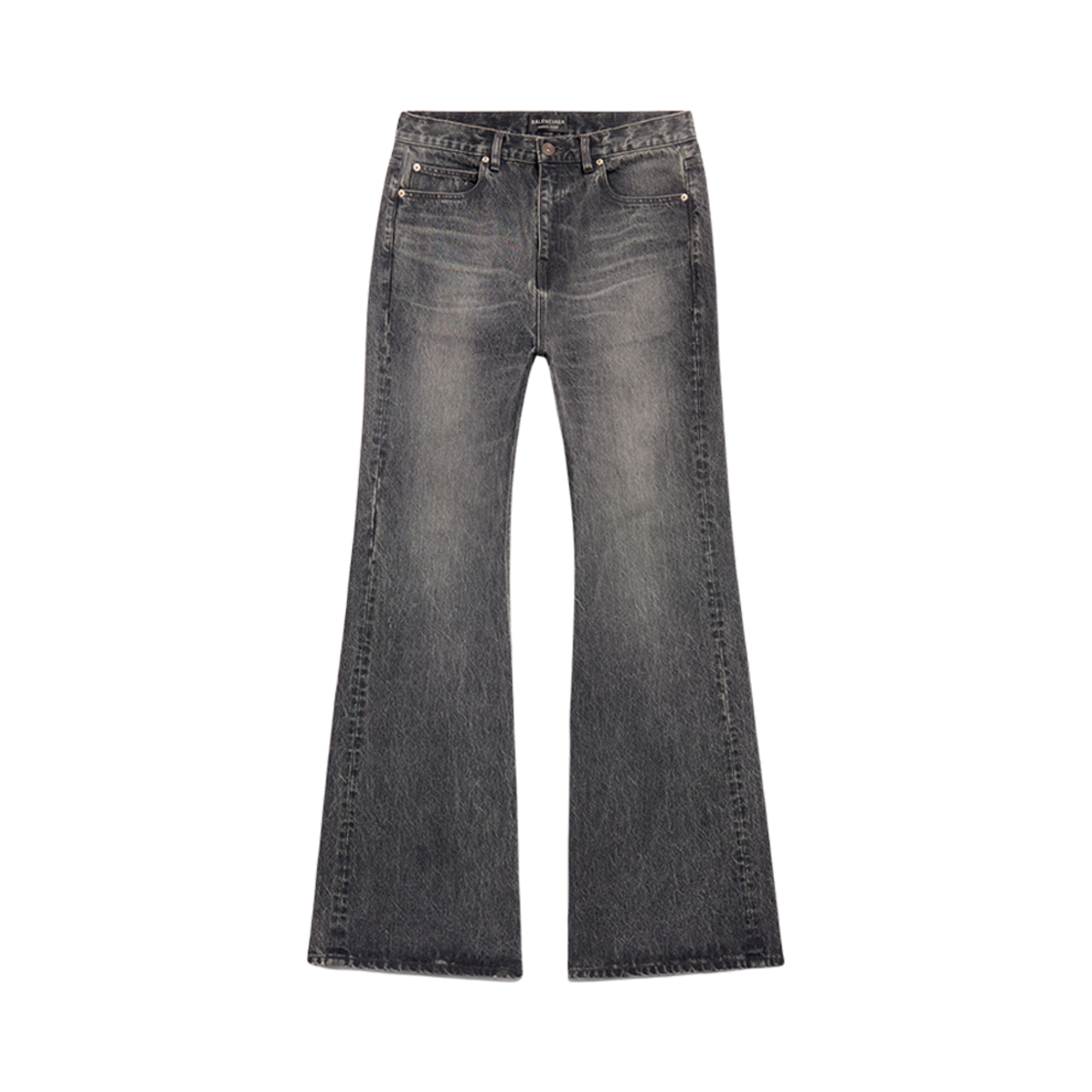 발렌시아가 플레어 팬츠 블랙