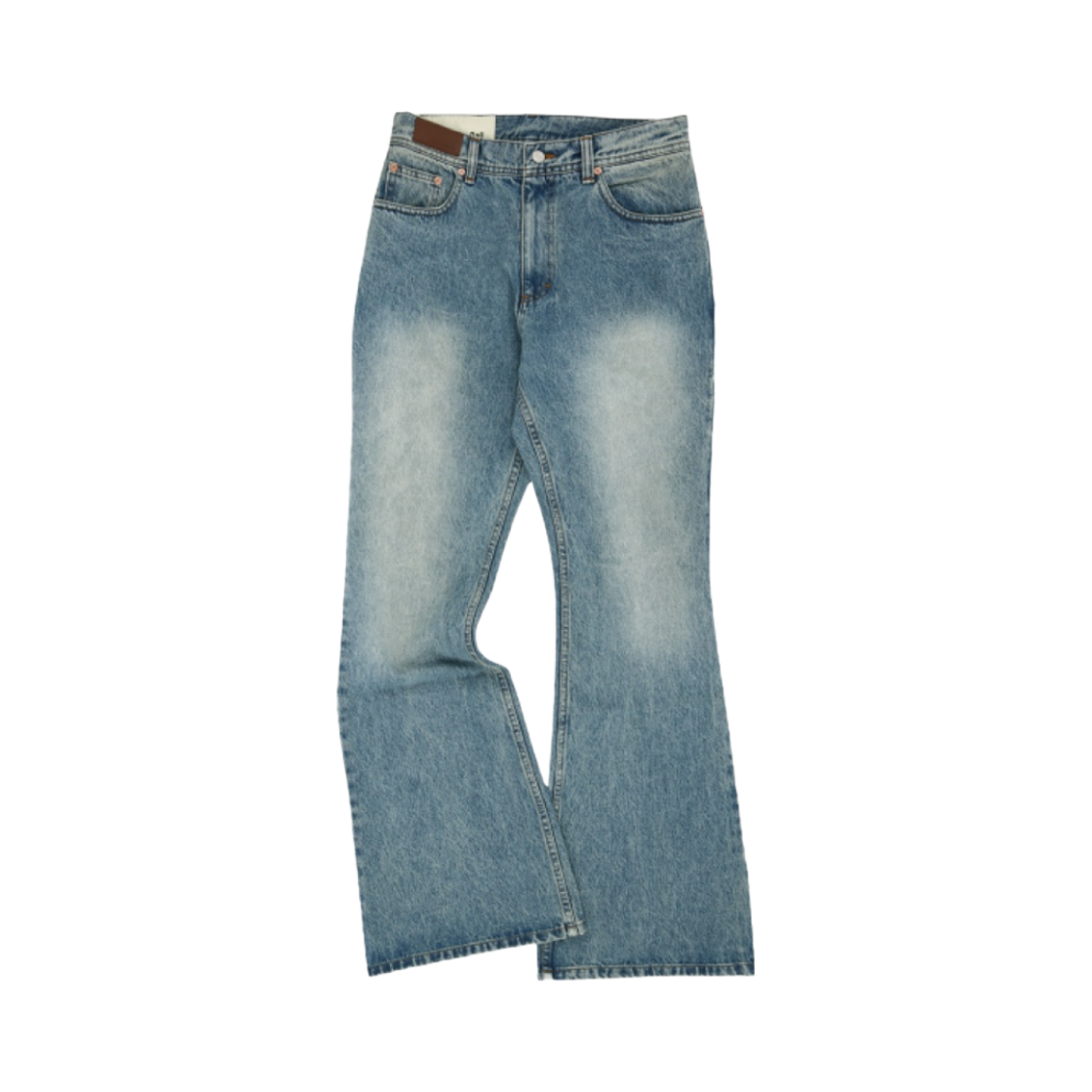 앤더슨벨 빈티지 워시드 부츠컷 진 라이트 블루(Andersson Bell Vintage Washed Bootcut Jeans Light Blue)