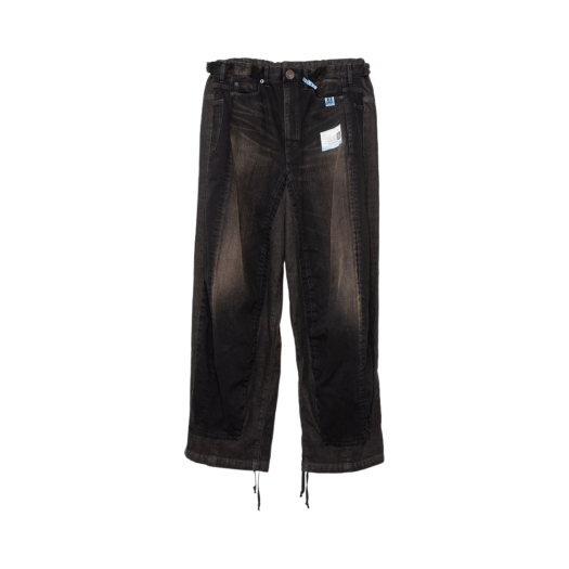 A11PT021-BLACK Maison Mihara Yasuhiro Embedded Denim Pants Black