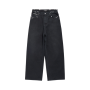 Balenciaga Pierced Baggy Pants in Black
