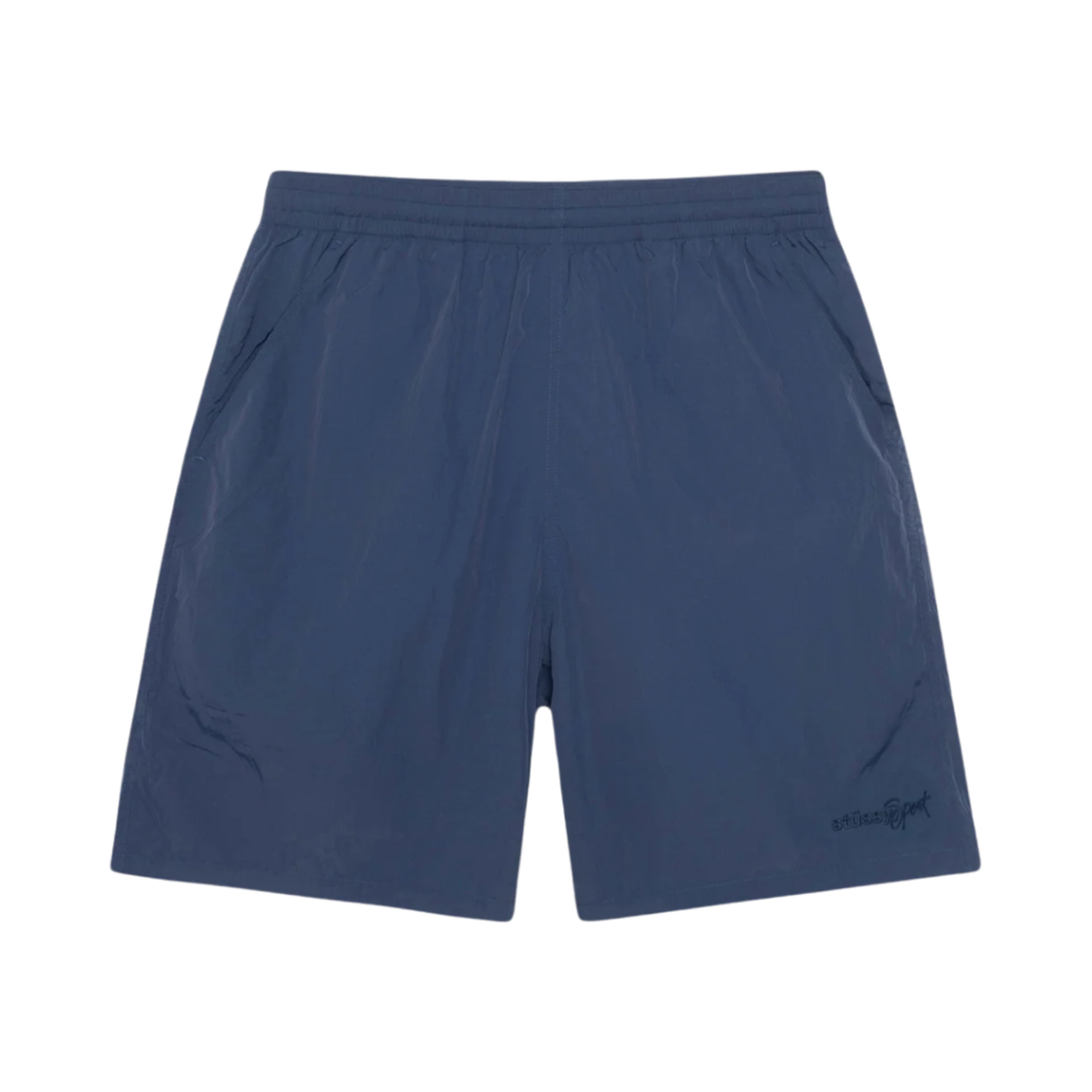 112330 Stussy Nylon Court Shorts Navy