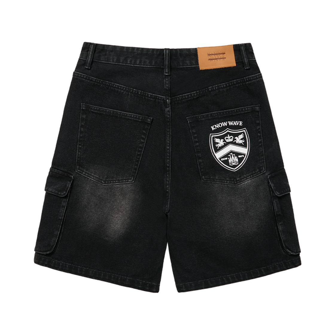 KNB25002BLK Knowwave Cargo Bermuda Pants Black