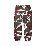 Supreme Small Box Drawcord Sweatpants Red Camo - 23FW