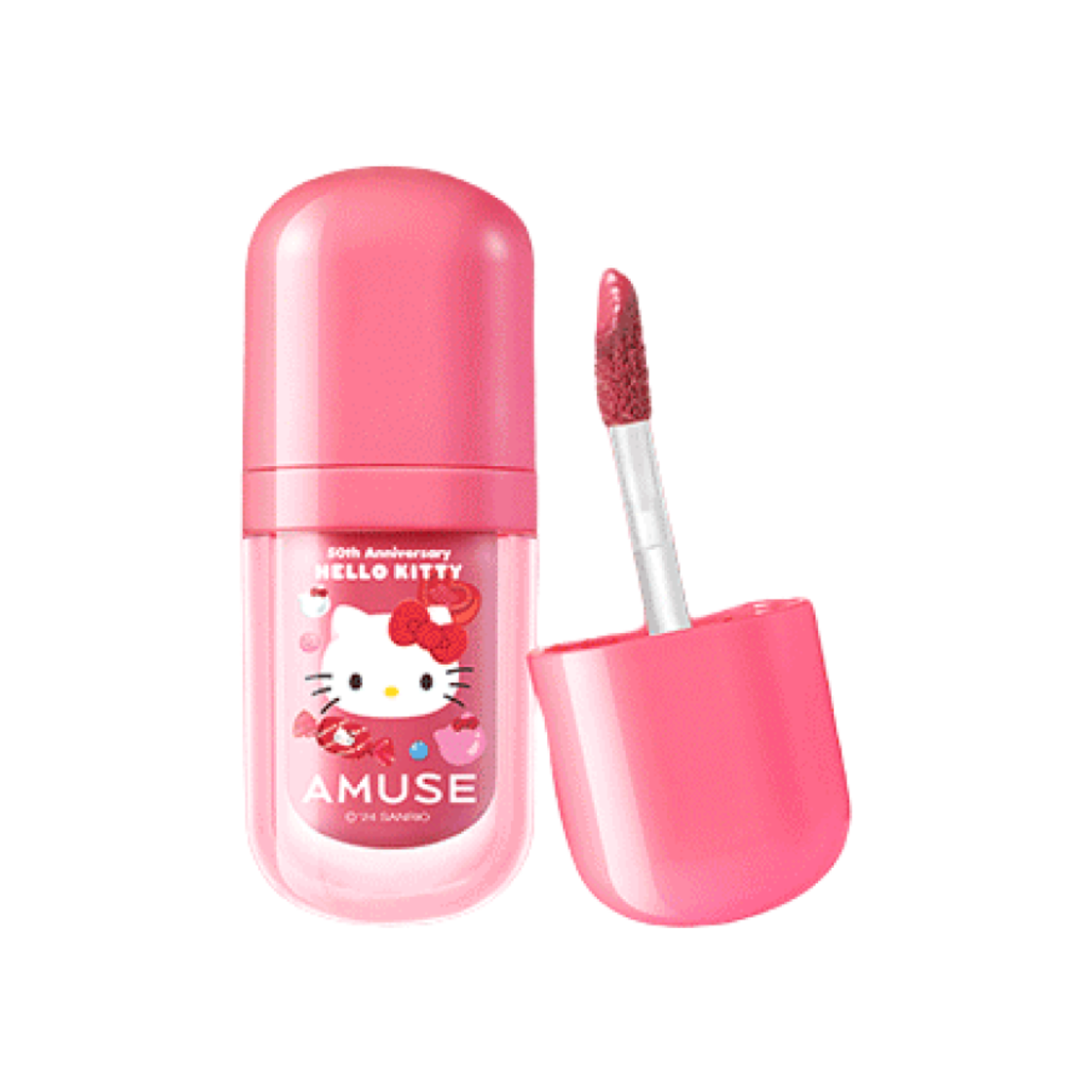 어뮤즈 x 헬로 키티 베베 틴트 08 체리 키키(Amuse x Hello Kitty Bebe Tint 09 Cherry Kiki)