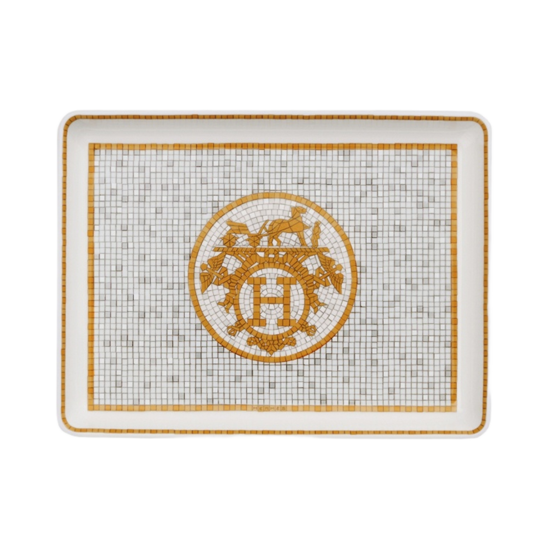 에르메스 모자이크 오 24 스몰 트레이 골드(Hermes Mosaique Au 24 Small Tray Gold)
