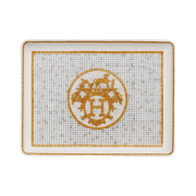 Hermes Mosaique Au 24 Small Tray Gold