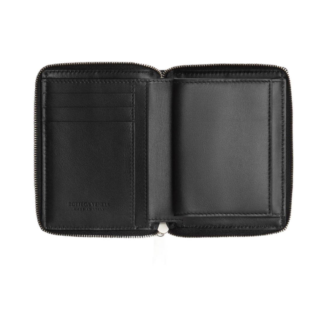 보테가 베네타 집 어라운드 지갑 블랙(Bottega Veneta Zip Around Wallet Black) - 2
