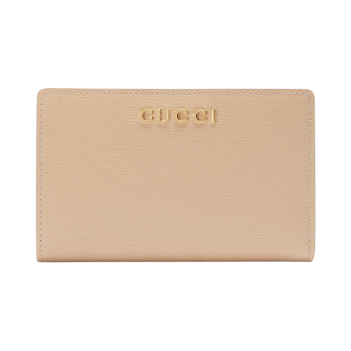 구찌 집 어라운드 지갑 구찌 스크립트 라이트 베이지 레더(Gucci Zip Around Wallet with Gucci Script Light Beige Leather) - 1