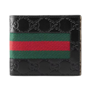 Gucci Signature Web Wallet Black