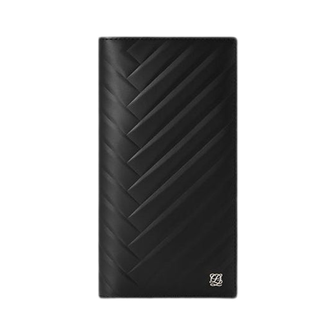 LLSR1FM01MF1BL0171 Louis Quatorze L-Quilting Leather Bi-Fold Large Wallet Black