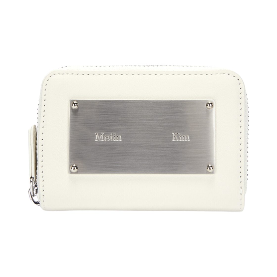 MK2400WL007MIV Matin Kim Vintage Compact Wallet Ivory