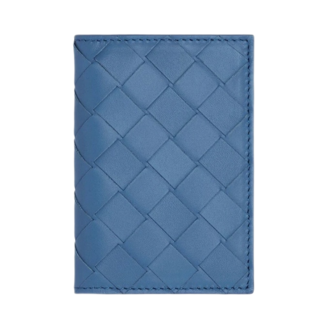 보테가 베네타 인트레치아토 플랩 카드 케이스 서프 트래버틴(Bottega Veneta Intrecciato Flap Card Case Surf Travertine) - 1