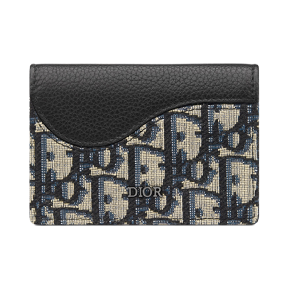 Business Card Card Holder Beige And Black Dior Oblique Jacquard