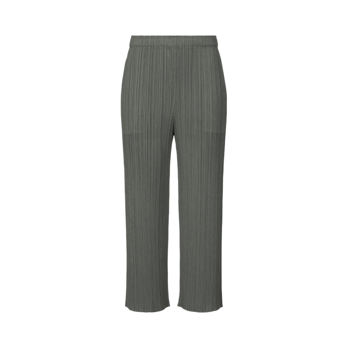 (W) 플리츠 플리즈 이세이 미야케 MC 메이 팬츠 다크 그레이((W) Pleats Please Issey Miyake MC May Pants Dark Grey) - 1