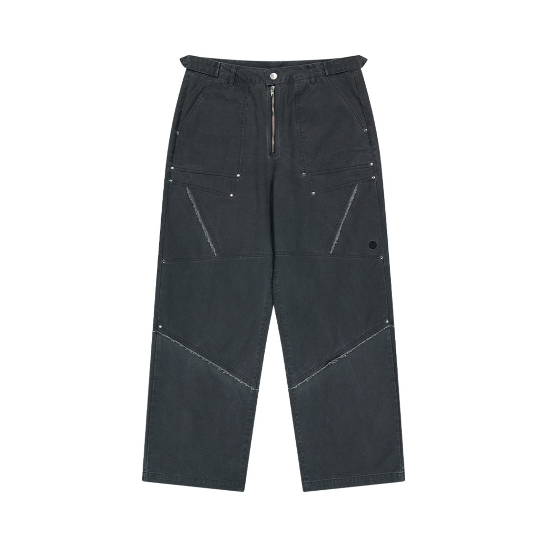 25Q1ODUPT07BK OFFGRID Structure Cotton Washing Pants Black