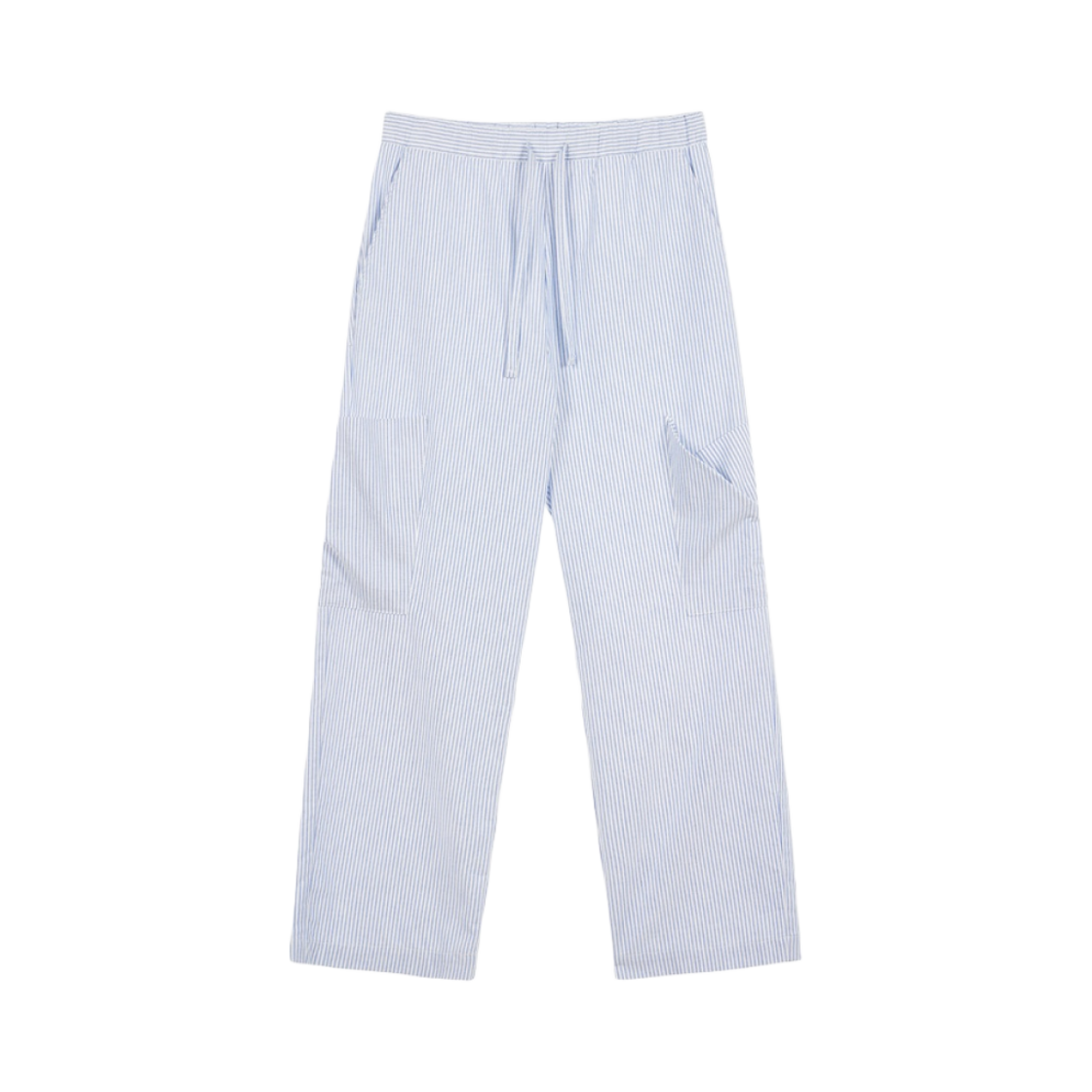 (W) 다이닛 스트라이프 라운지 팬츠 라이트 블루((W) Deinet Stripe Lounge Pants in Light Blue)