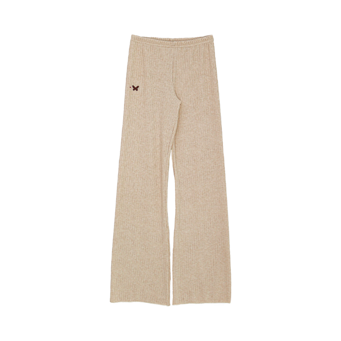 나비버스 나비 니트 팬츠 베이지(NAVIVERSE Navi Knit Pants Beige)
