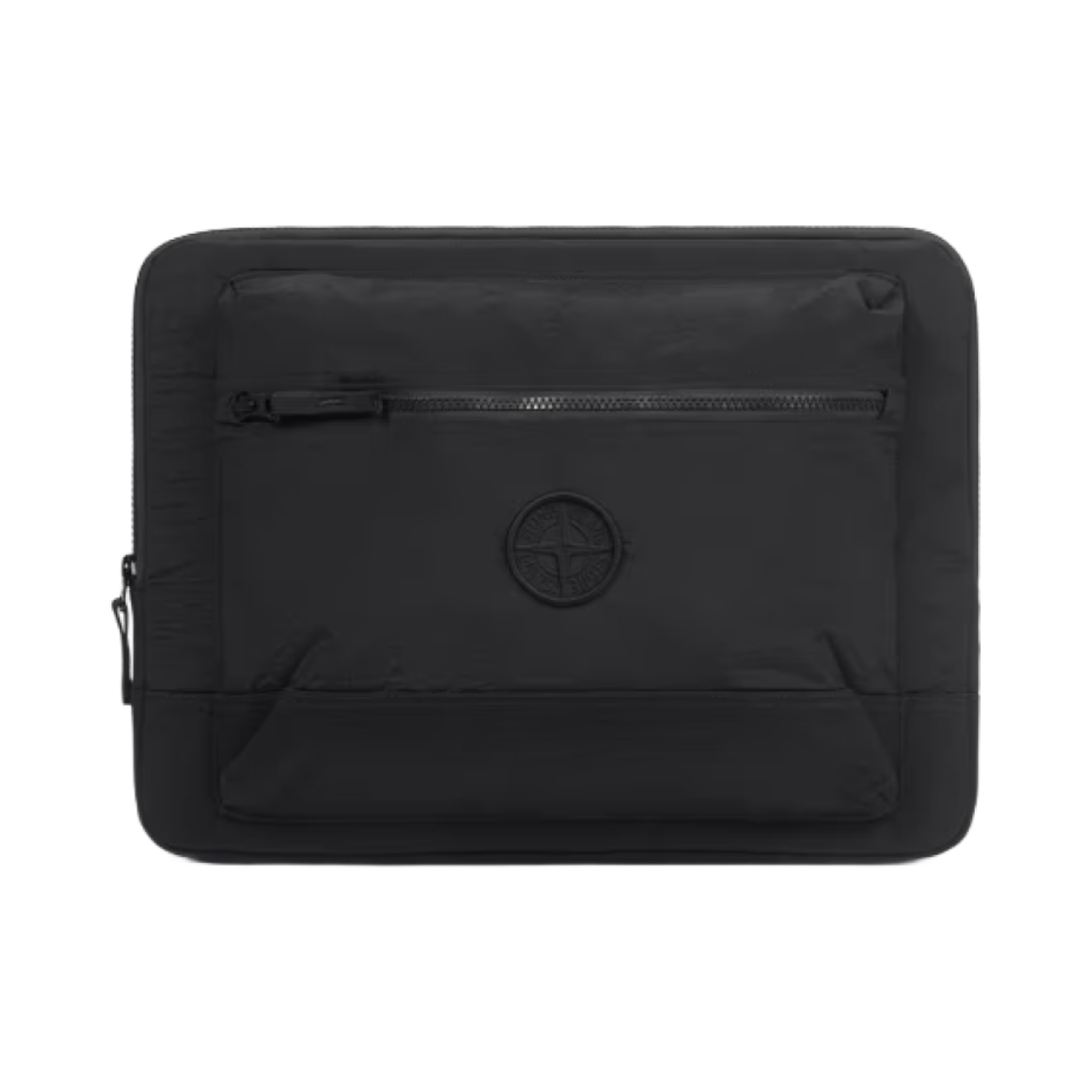 K1S1592000-08S0076-V0029 Stone Island 9200008 Nylon Metal in Econyl Padded Laptop Case with Pockets and Zip Black - 25SS