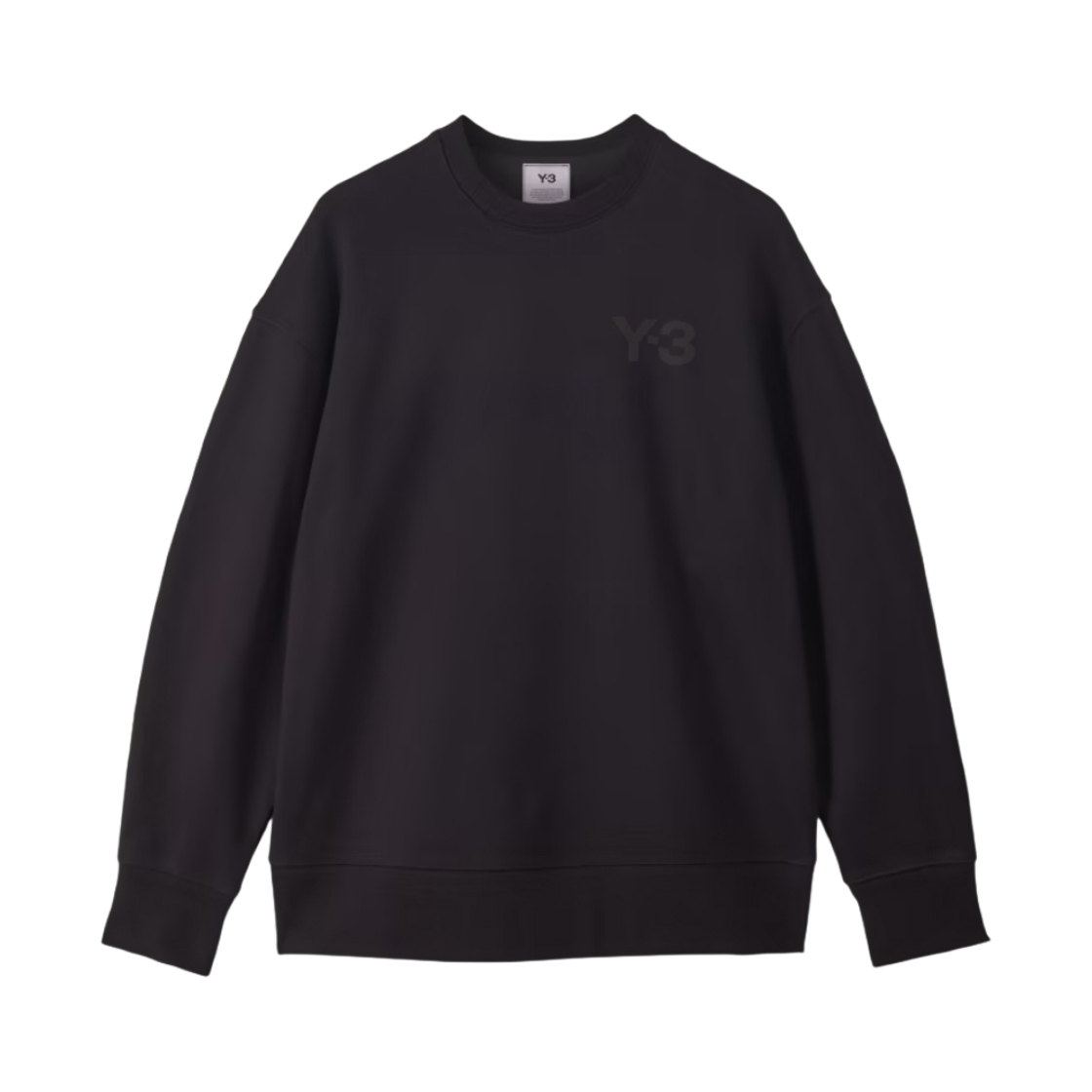 GV4194 Y-3 Classic Chest Logo Crew Sweatshirt Black