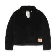 Stussy x Our Legacy Work Shop Runner Fleece Pullover Black