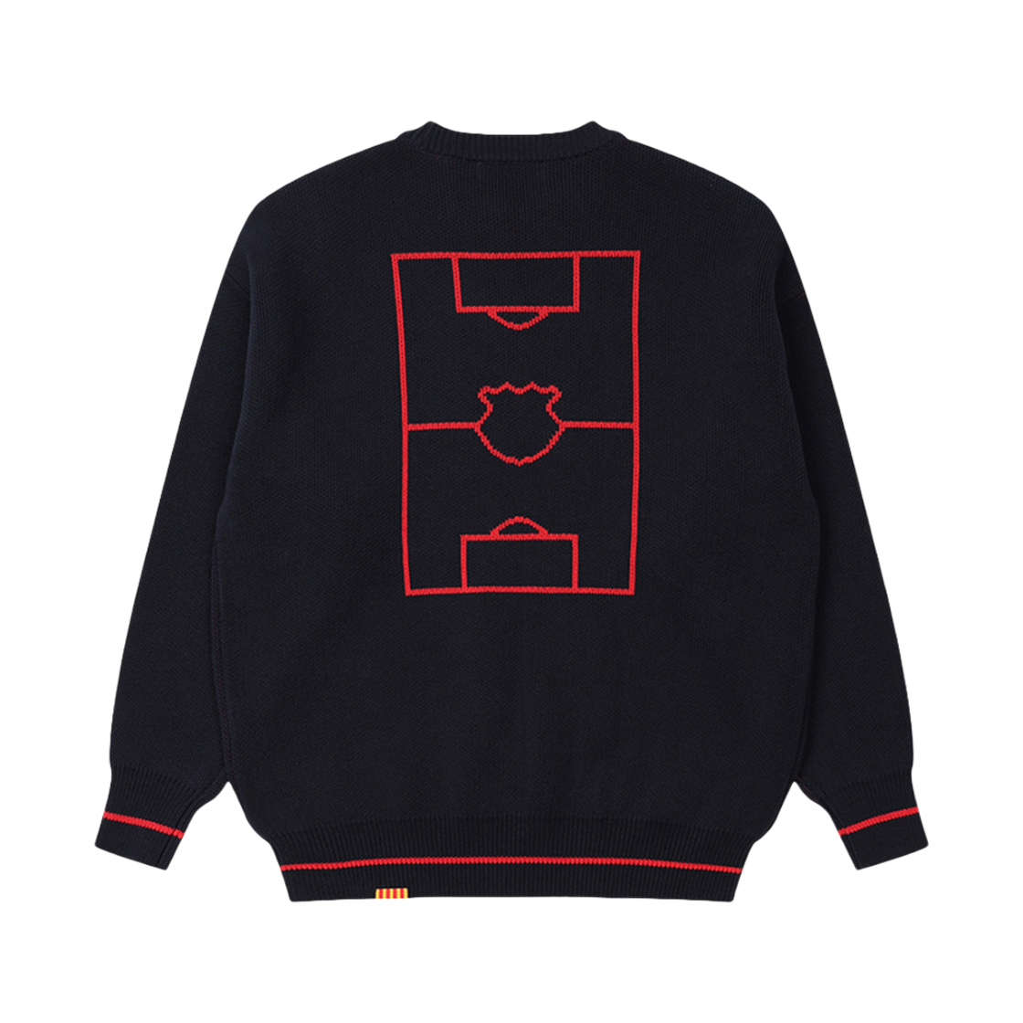 EBCBKNNV1 FC Barcelona Classic Line Sweater Navy Red