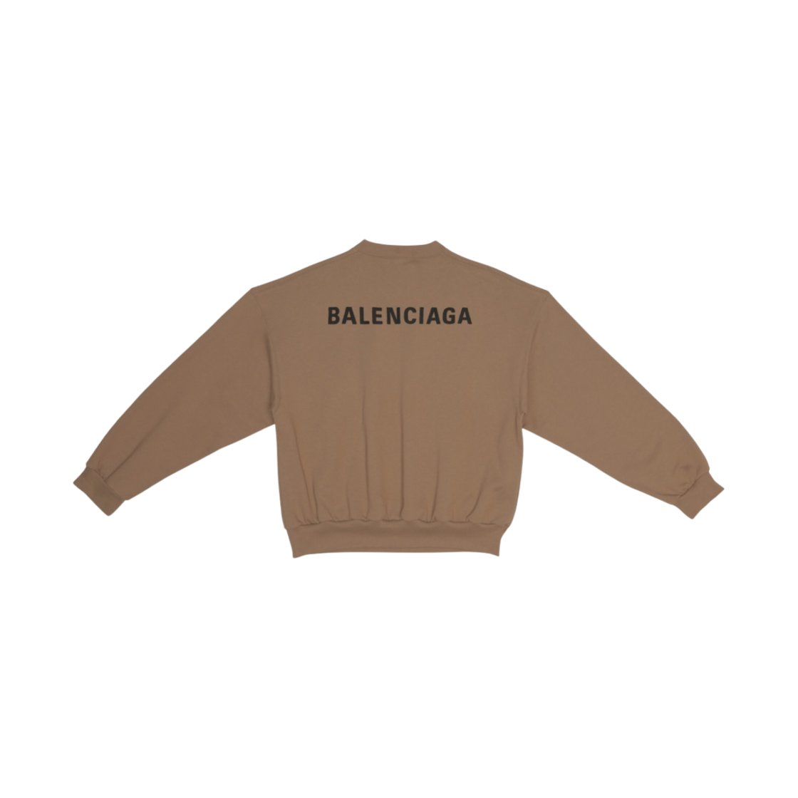 발렌시아가 레귤러 핏 스웨트셔츠 베이지(Balenciaga Regular Fit Sweatshirt Beige) - 2