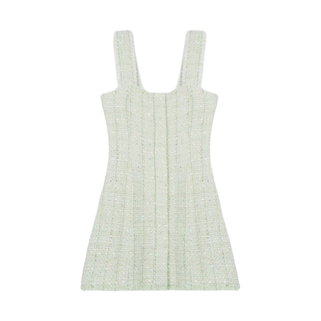 (W) 마쥬 트위드 드레스 라이트 그린((W) Maje Tweed Dress Light Green)