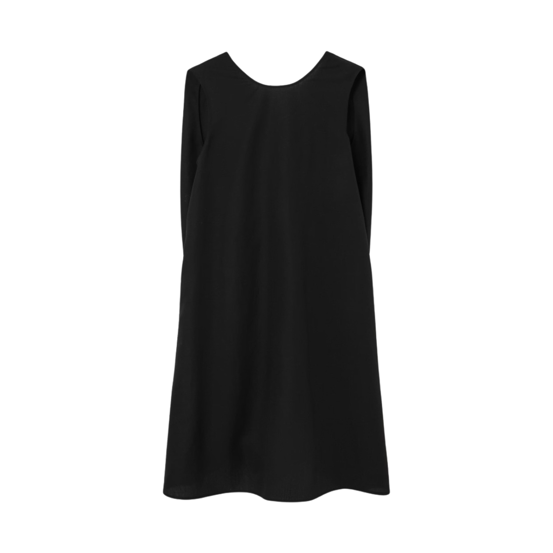 (W) 코스 트위스트 디테일 미니 드레스 블랙((W) COS Twist Detail Mini Dress Black) - 1