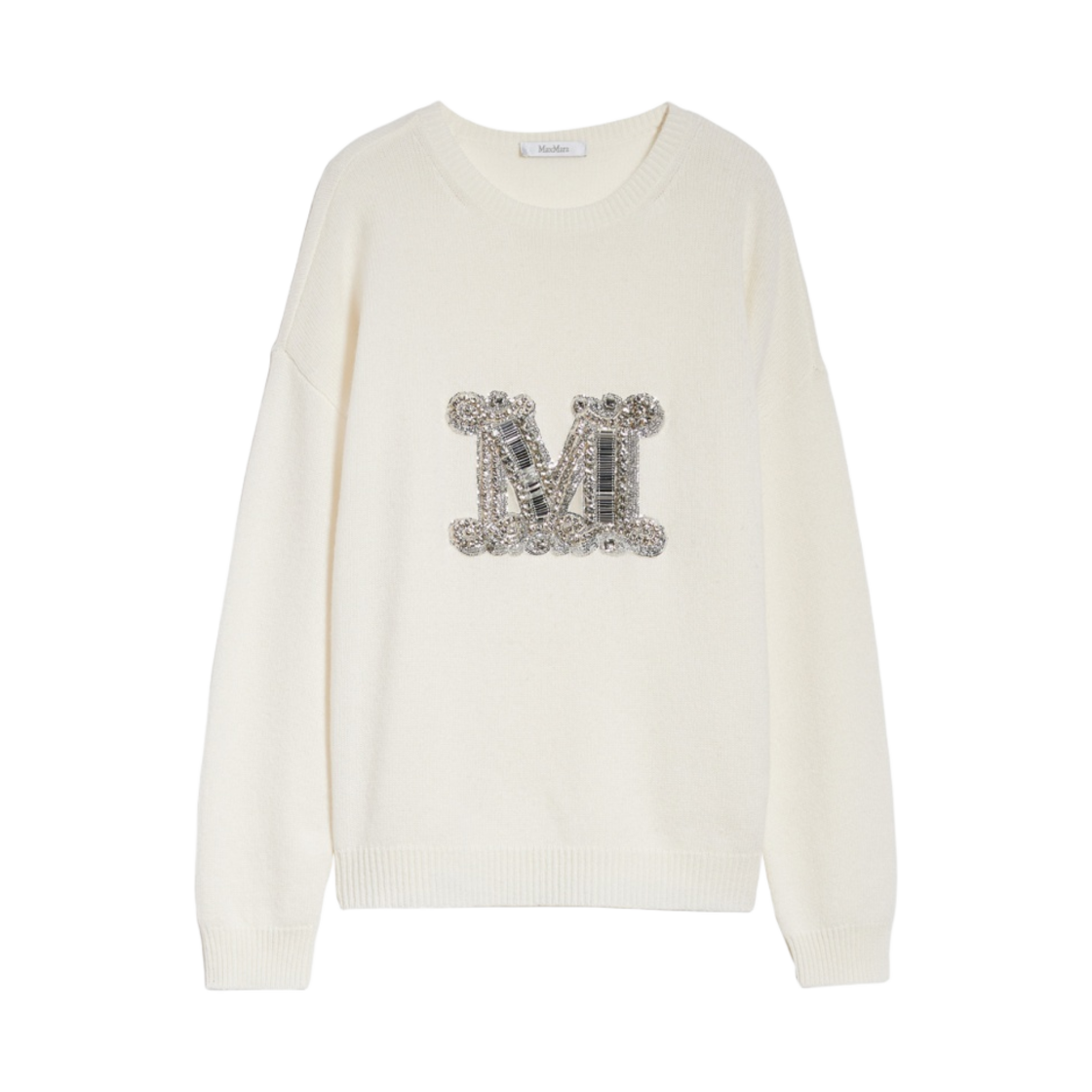 (W) 막스마라 파라타 울 스웨터 화이트((W) Max Mara Palato Wool Sweater White) - 1