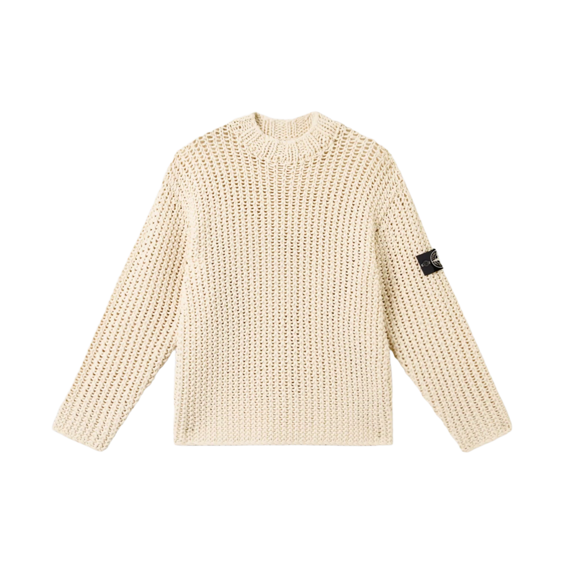 K1S1551000-57S00W1-V0016 Stone Island 5100057 UV-Reactive Oversized Fit Mock Neck Jumper with UV-Reactive Pigments Cherry - 25SS