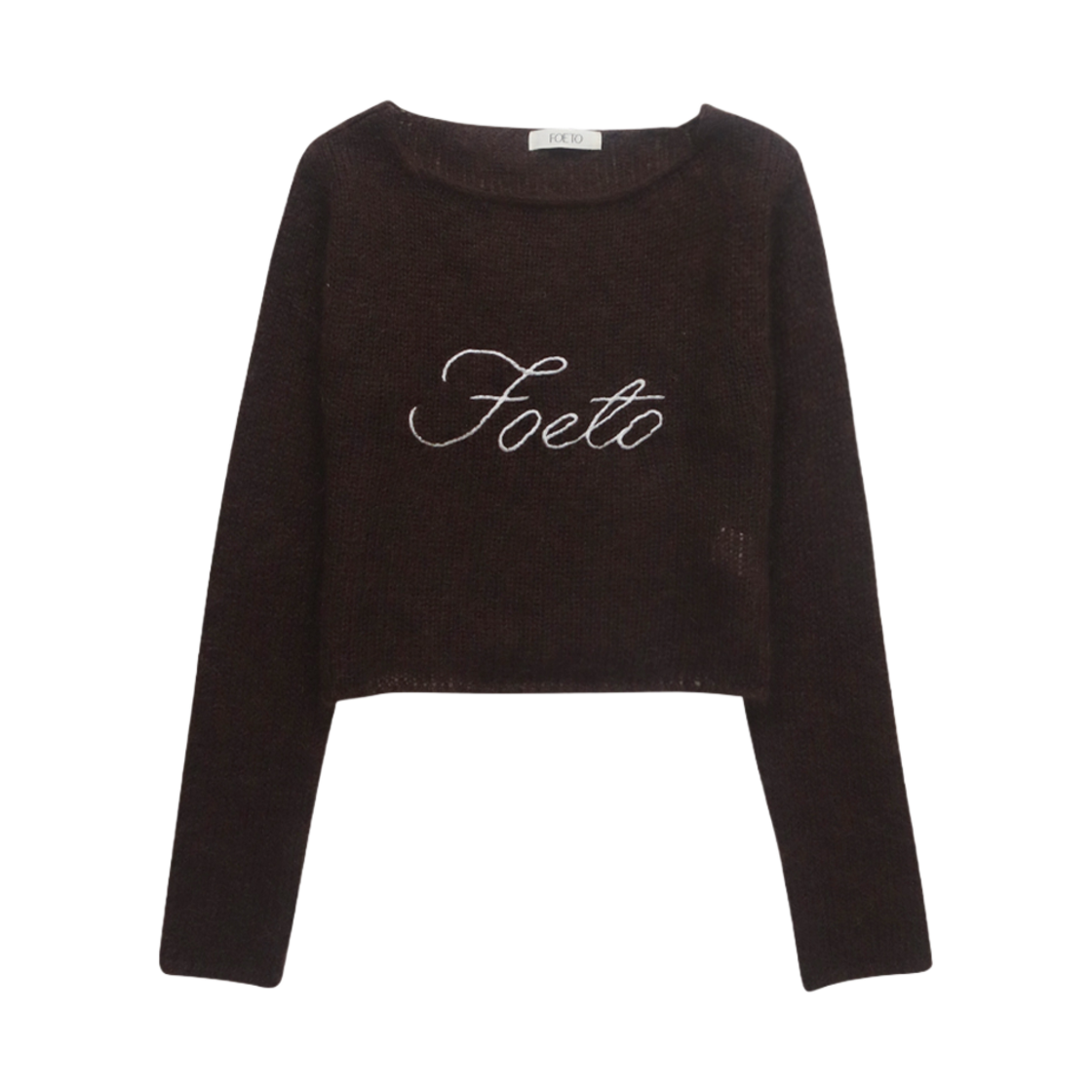 FOETO_243 FOETO Kidding Kidmohair Knit Brown