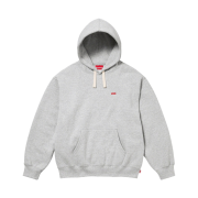Supreme Small Box Drawcord Hooded Sweatshirt Heather Grey - 23FW