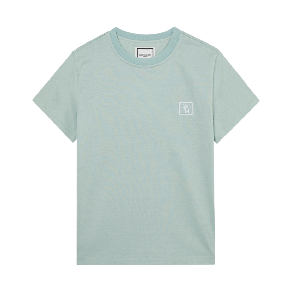 (W) 우영미 코튼 백로고 티셔츠 민트 - 23FW((W) Wooyoungmi Cotton Back Logo T-Shirt Mint - 23FW) - 2
