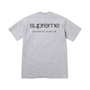Supreme NYC T-Shirt Heather Grey - 23FW