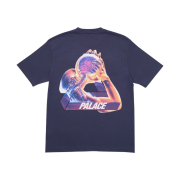 Palace Tri-Gaine T-Shirt Navy - 20SS