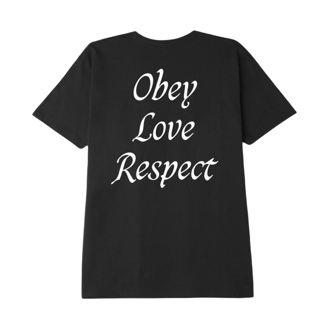 오베이 러브 리스펙트 클래식 티셔츠 블랙(Obey Love Respect Classic T-Shirt Black)
