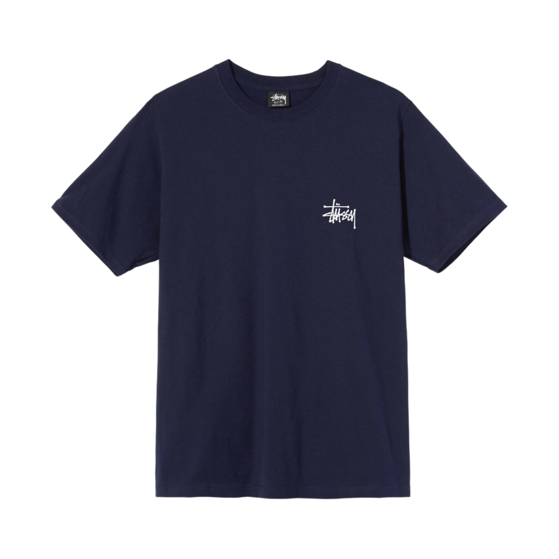 스투시 베이직 스투시 티셔츠 네이비 2021(Stussy Basic Stussy T-Shirt Navy 2021) - 2