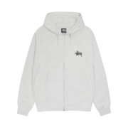 Stussy Basic Stussy Zip Hoodie Fog 2024