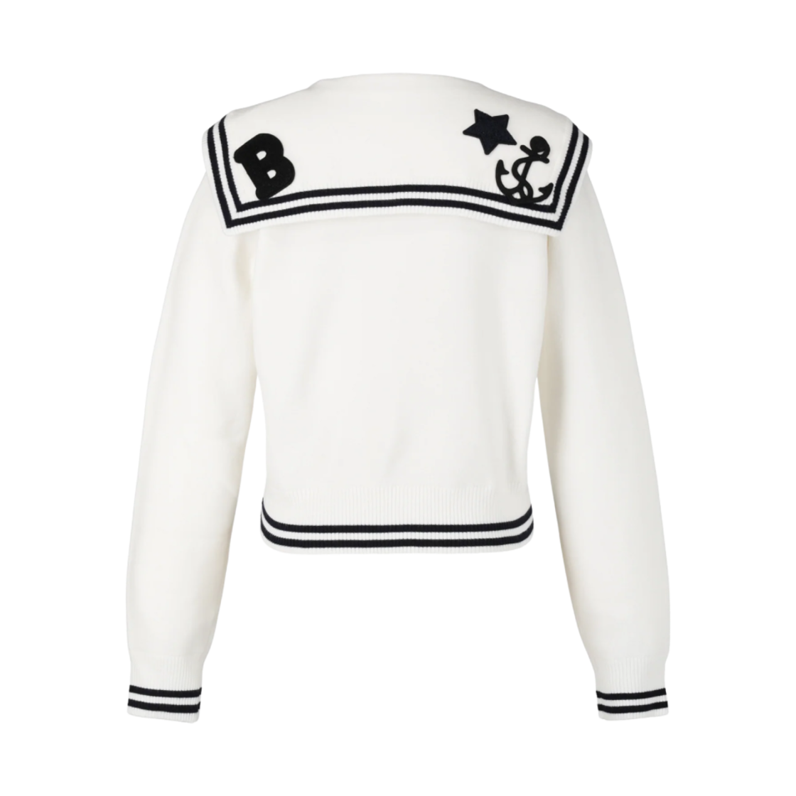 (W) 비비 B. 세일러 니트 화이트((W) Bibiy. B. Sailor Knit White) - 2