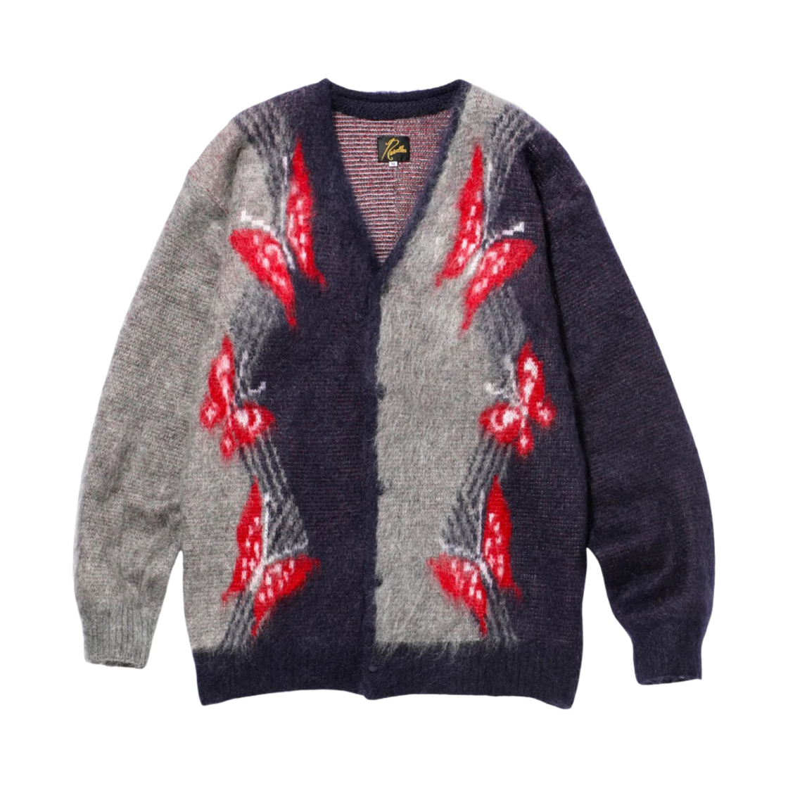 니들스 모헤어 빠삐용 가디건 그레이(Needles Mohair Papillon Cardigan Grey)