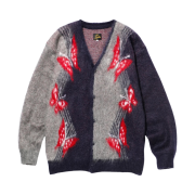 Needles Mohair Papillon Cardigan Grey