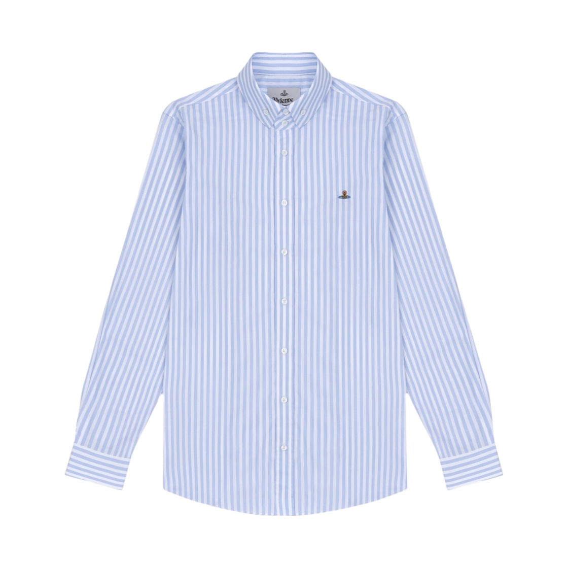 비비안 웨스트우드 오브 스트라이프 셔츠 라이트 블루 - 22SS