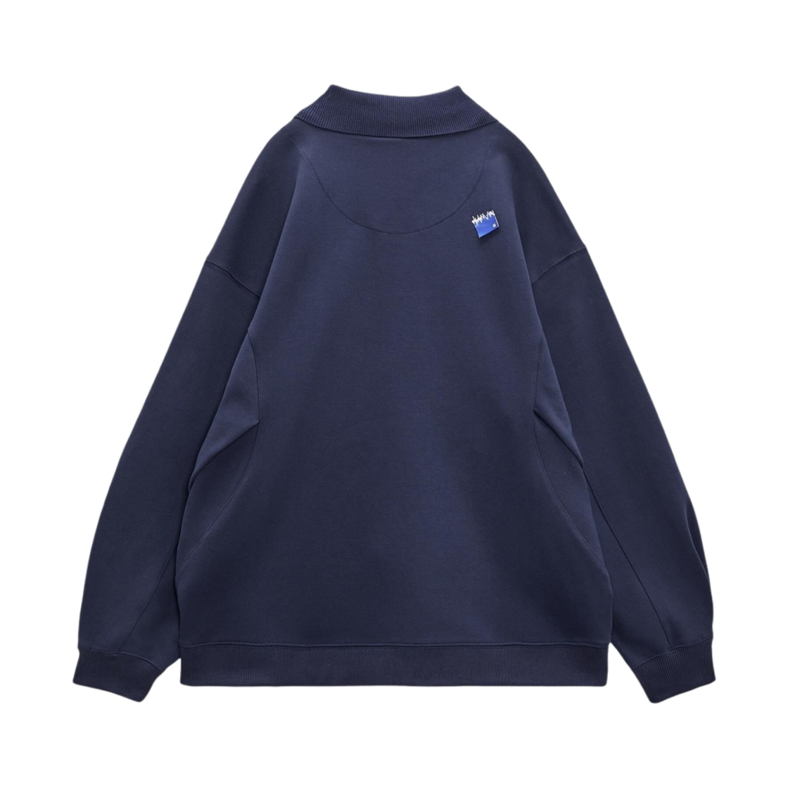 ☆送料・関税込☆Ader Error x Zara★Oversize Polo Shirt Navy Ader Error X Zara - Oversized Polo Sweatshirt Navy Blue